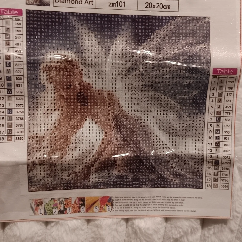 Diamond Art Kit with Angel Design 20x20